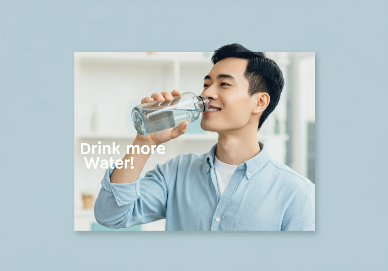 喝水